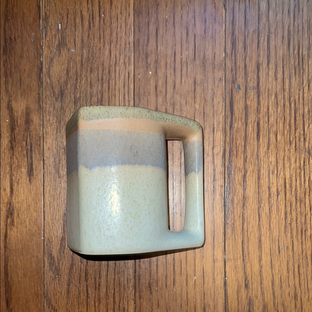 Handmade Aztec Vintage Rodolfo Padilla Ceramic Mug with Earthy Tones